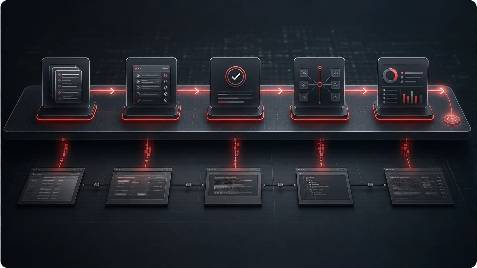 Layered workflow modernization pipeline